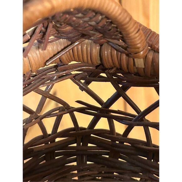 Hand Woven Rooster Basket Vintage Farmhouse Style, Perfect Rustic Home Decor(856 - Picture 8 of 11